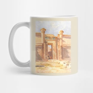 The Ptolemaic Pylon, Medinet Habu in Egypt Mug